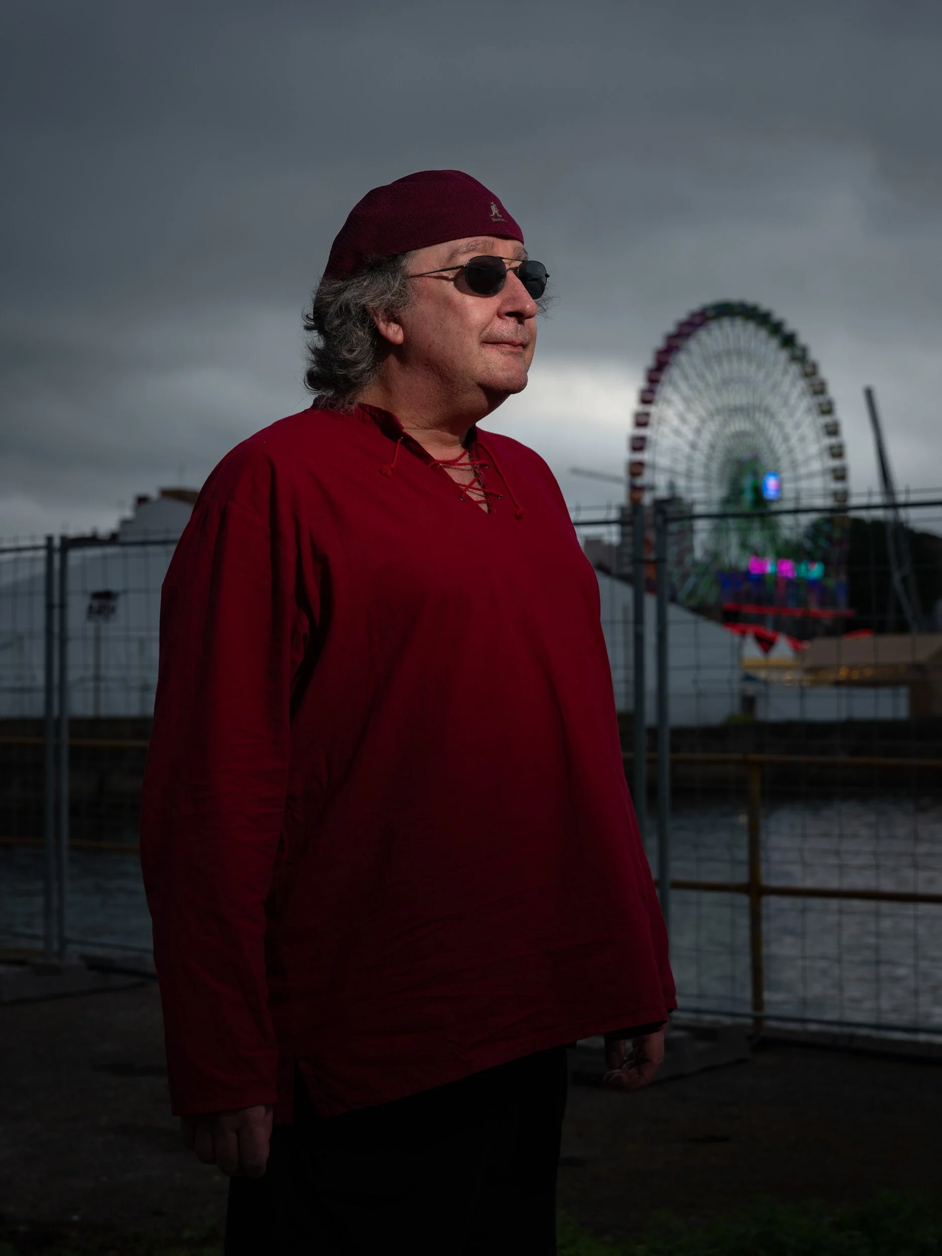 Paco Gómez Escribano - At the Semana Negra de Gijón, Spain