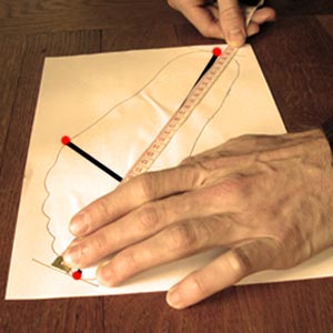 Picture 3. Measuring the lines