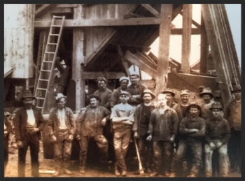 Gold Rush miners circa 1890