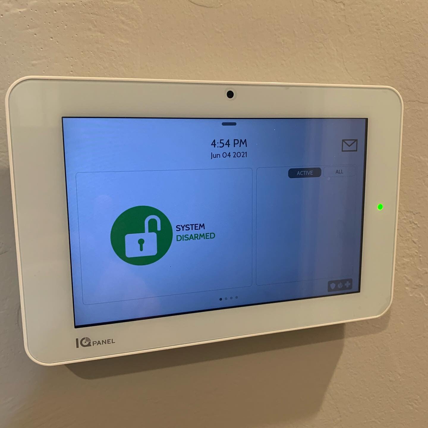 Quickie with the Qolsys! One of my customer moved into a new home with a Qolsys IQ2+ panel. They liked their new security system but wanted to use their old security company! What a blessing! We matched the new company&rsquo;s promo but it is well wo