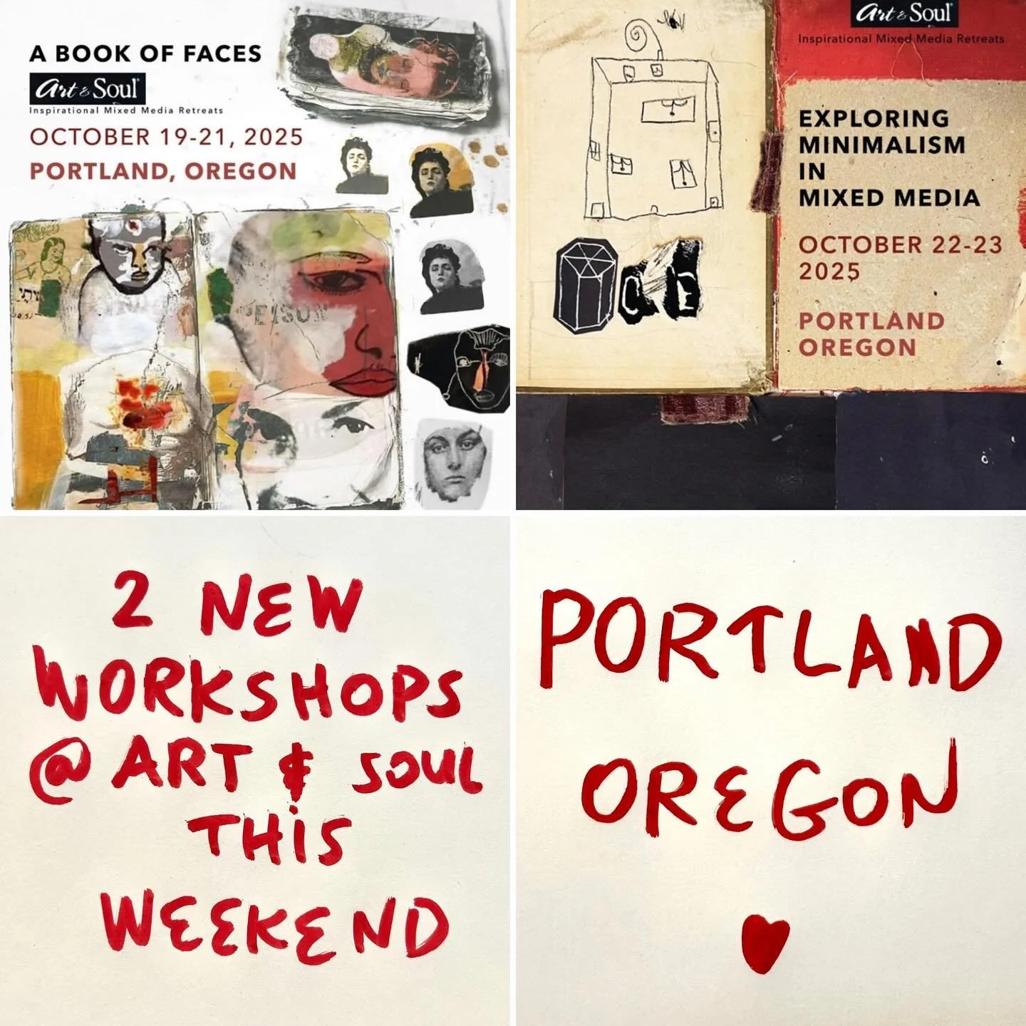 Prepping for this. 
Both brand new offerings, and I am inspired. 
If you are too, and can join us, please do.
There is still room. 

Info through my bio.