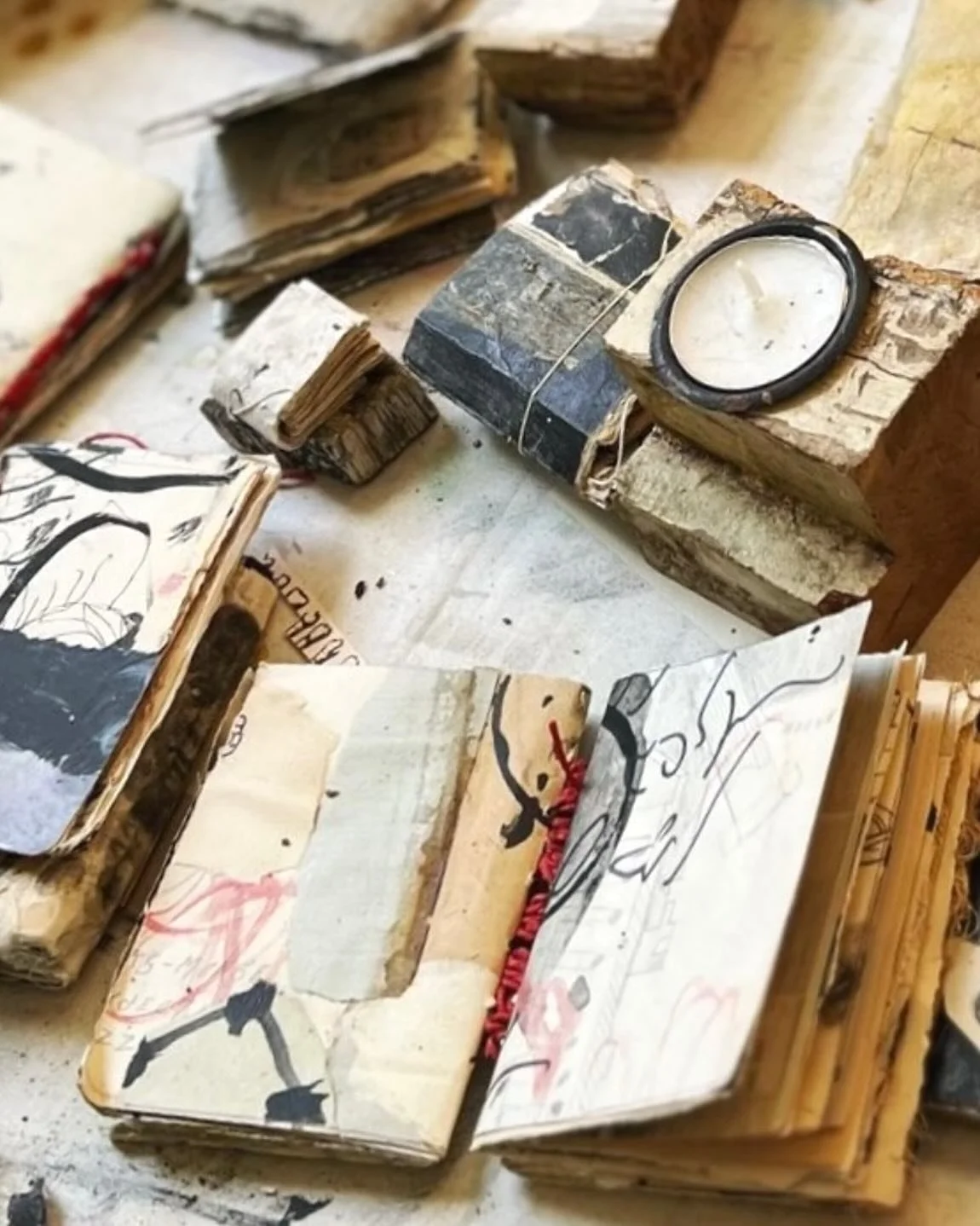 Emotion runs deep, wild, and forth, like an all too known burden, while the regulation of it always lags behind. 
Just like a familiar process of making, of making sense, of sorting out, of simplifying.