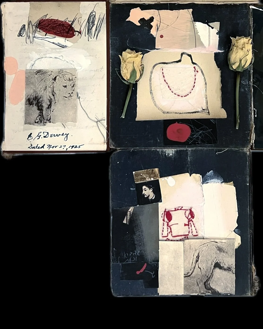 ~ Half Lions &amp; Dried Roses ~

Bone-tired from healing alone. 
Scabrous old petals. 
Now all laid down on the barren ground.
To rest.