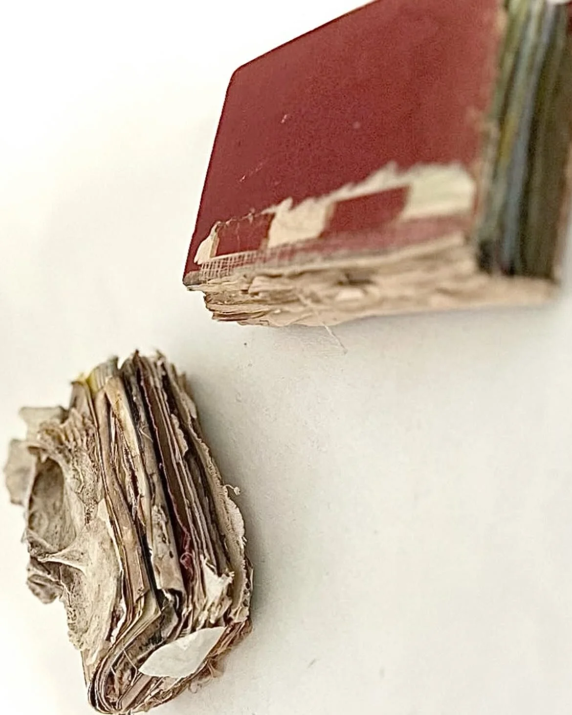 When blood dries.
That color, you know?