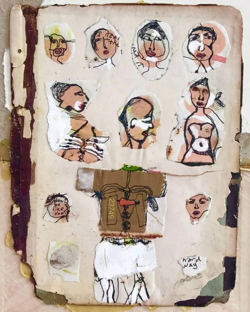 It&rsquo;s Faces now and then Book Making, the second one on the menu, on this workshop train.