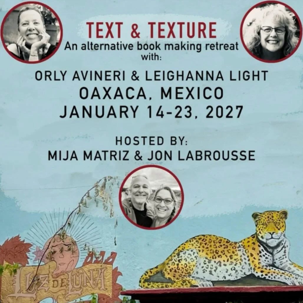 At 18 participants, Leighanna, @leighannalight and I have filled our retreat in Taos, NM, taking place in a couple of weeks. 

If you&rsquo;d like to join us for Text &amp; Texture but couldn&rsquo;t make it AND are enthused by the idea of spending s