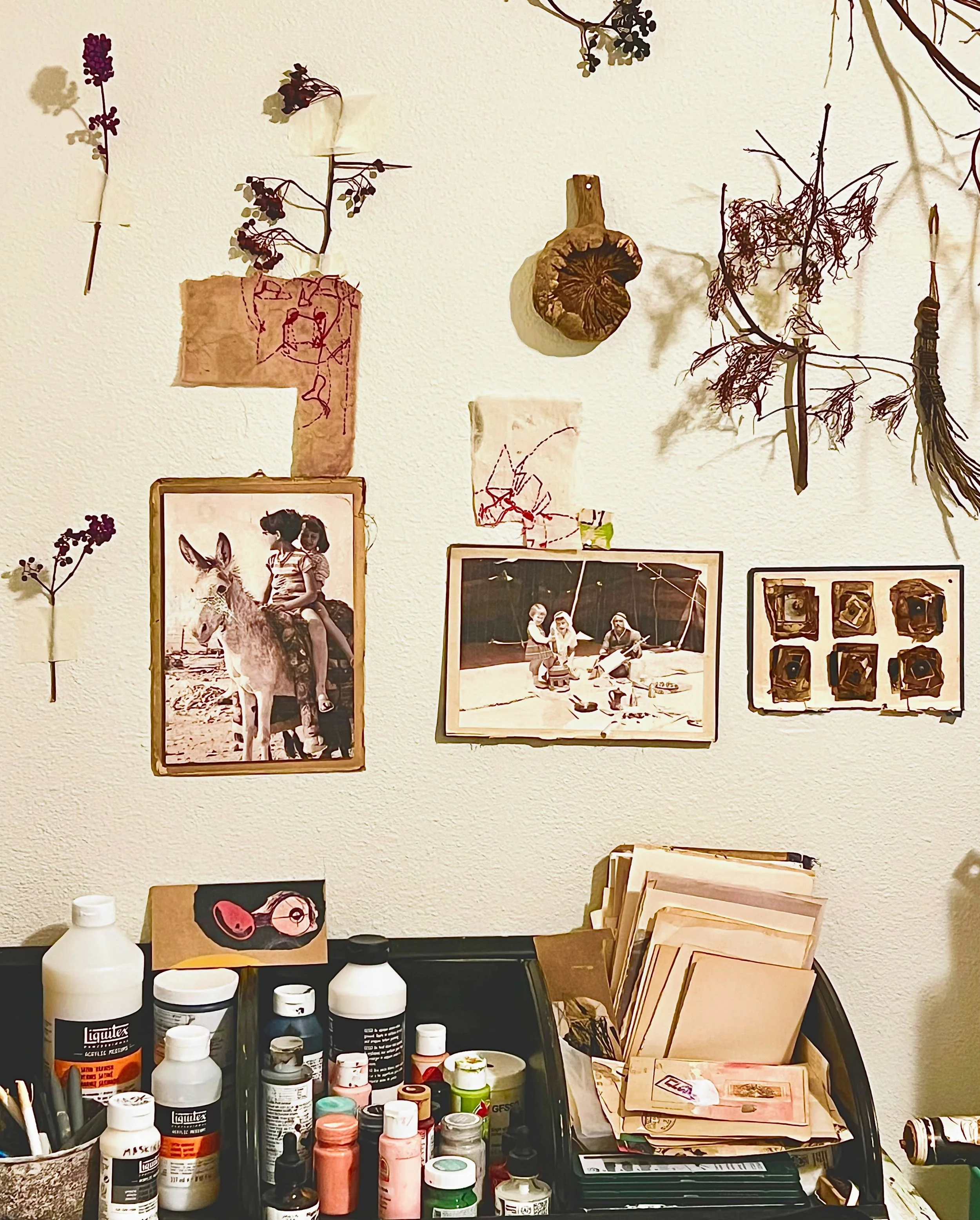 It&rsquo;s the middle of Fall. Even inside. 
Even on my wall. 
It&rsquo;s a huge yearly event ya know.
We ourselves are nearing death, more than ever before, even prepping to meet our lost beloveds. And yet, and still, we ask one another to be cataly
