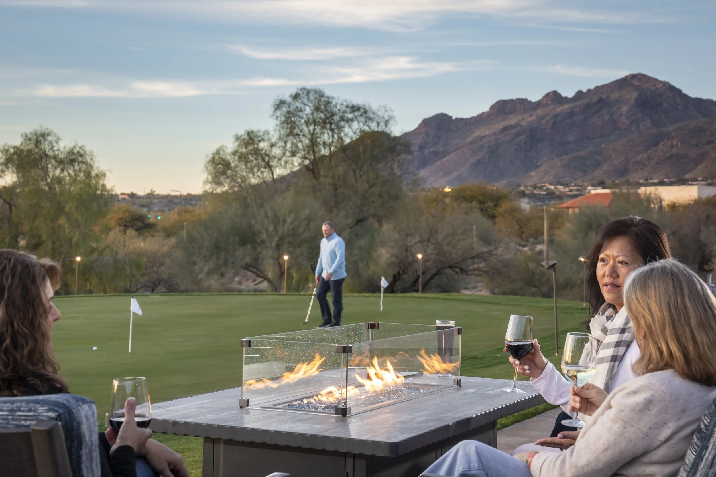 Golf Course Luxury Dining Restaurant Patio
