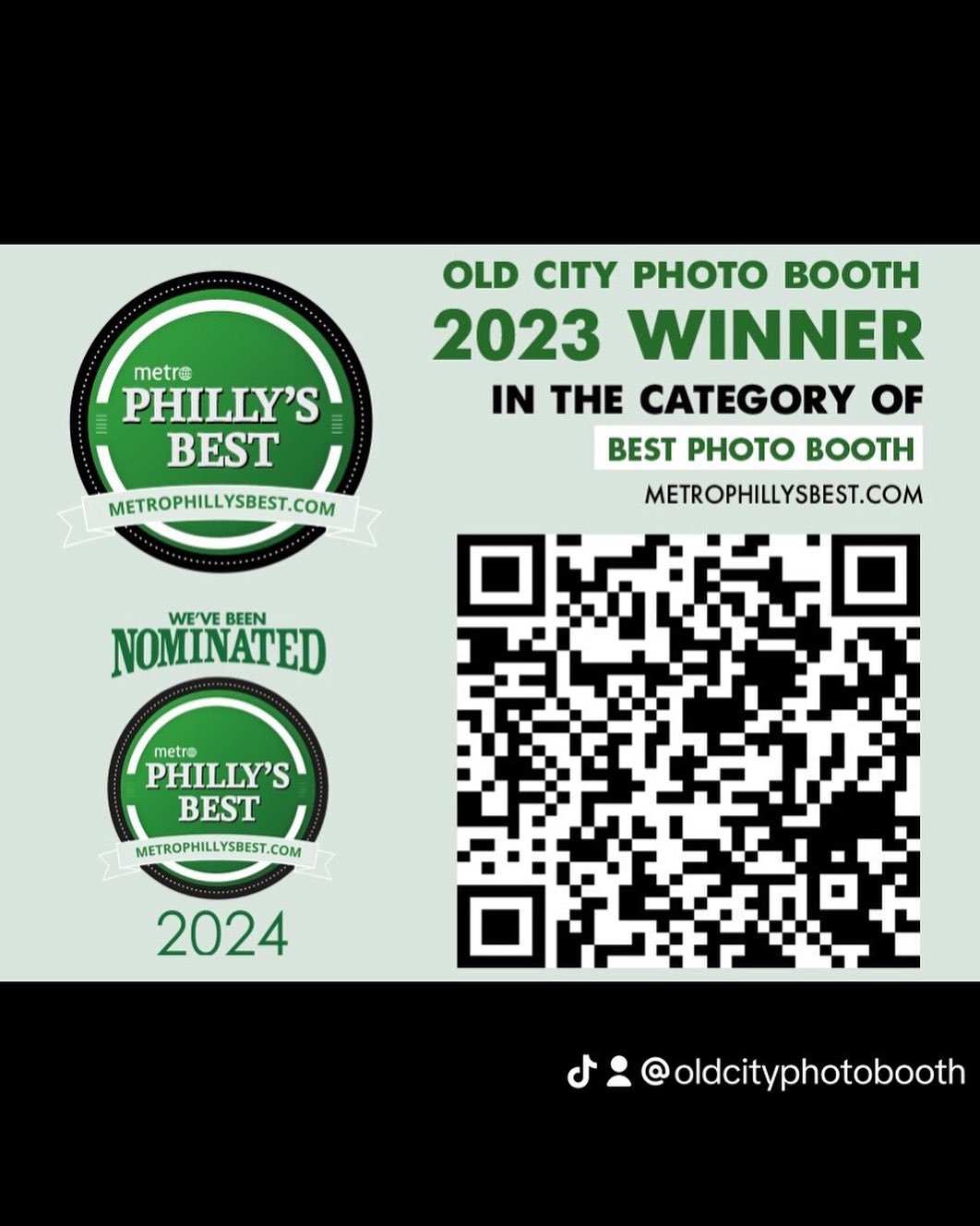 We are honored to have been nominated for best photo booth in Philadelphia for Metro Philly&rsquo;s Best. Thank you for voting us Best Photo Booth in Philadelphia in 2022 and 2023.  Please show your support. Please vote for us for Best Photo Booth 20