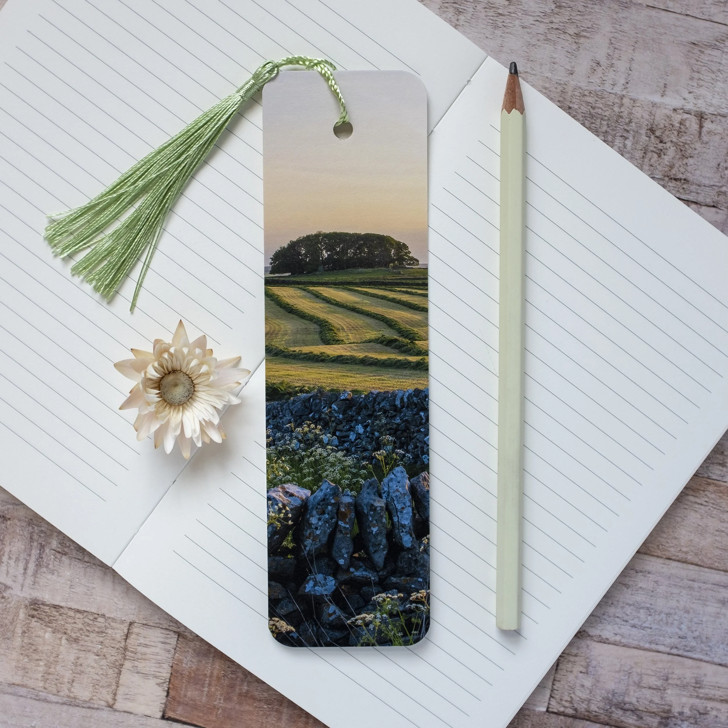 Peak District View Luxury Handmade Bookmark
