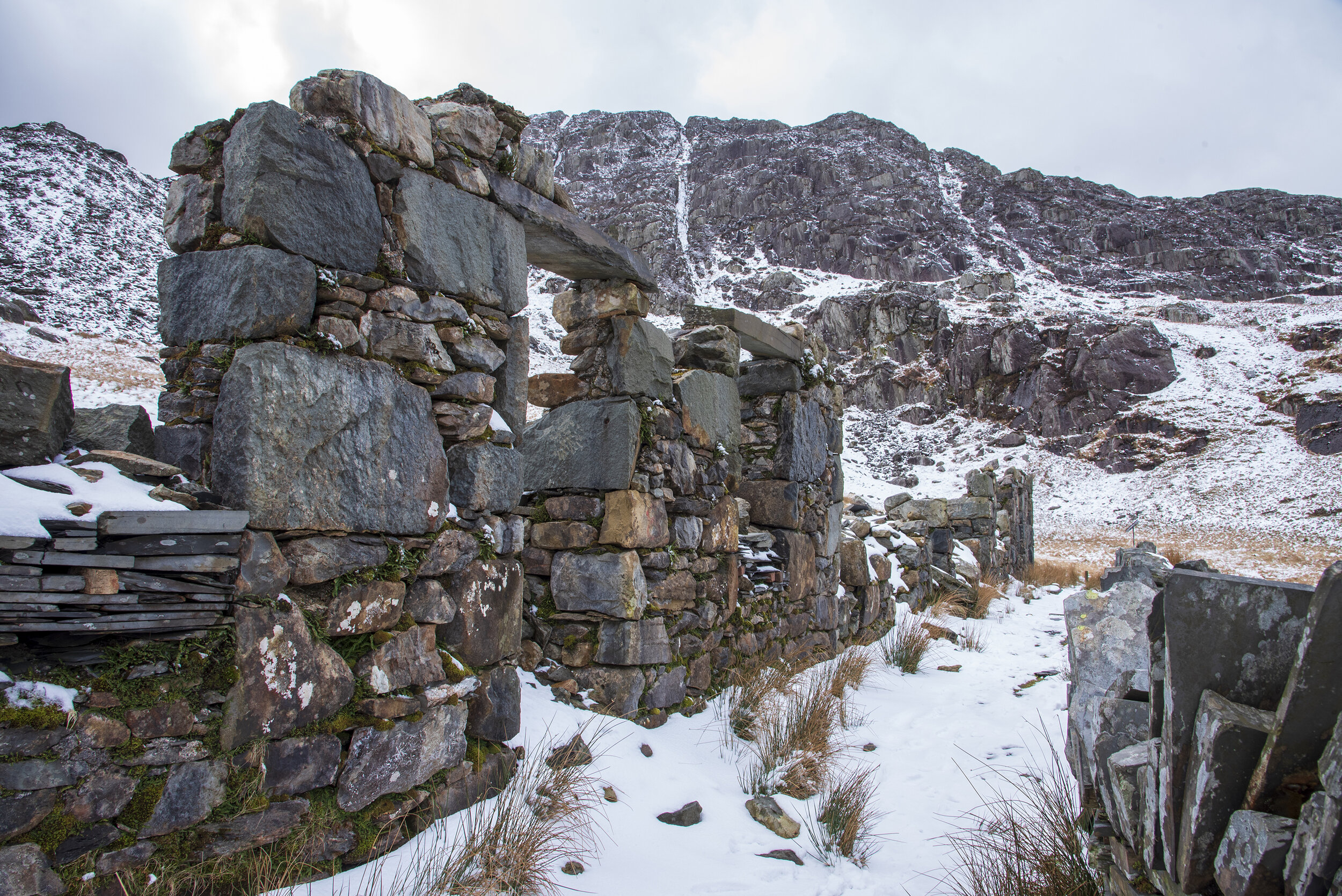 Ruins at Cwmorthin in Snow.jpg