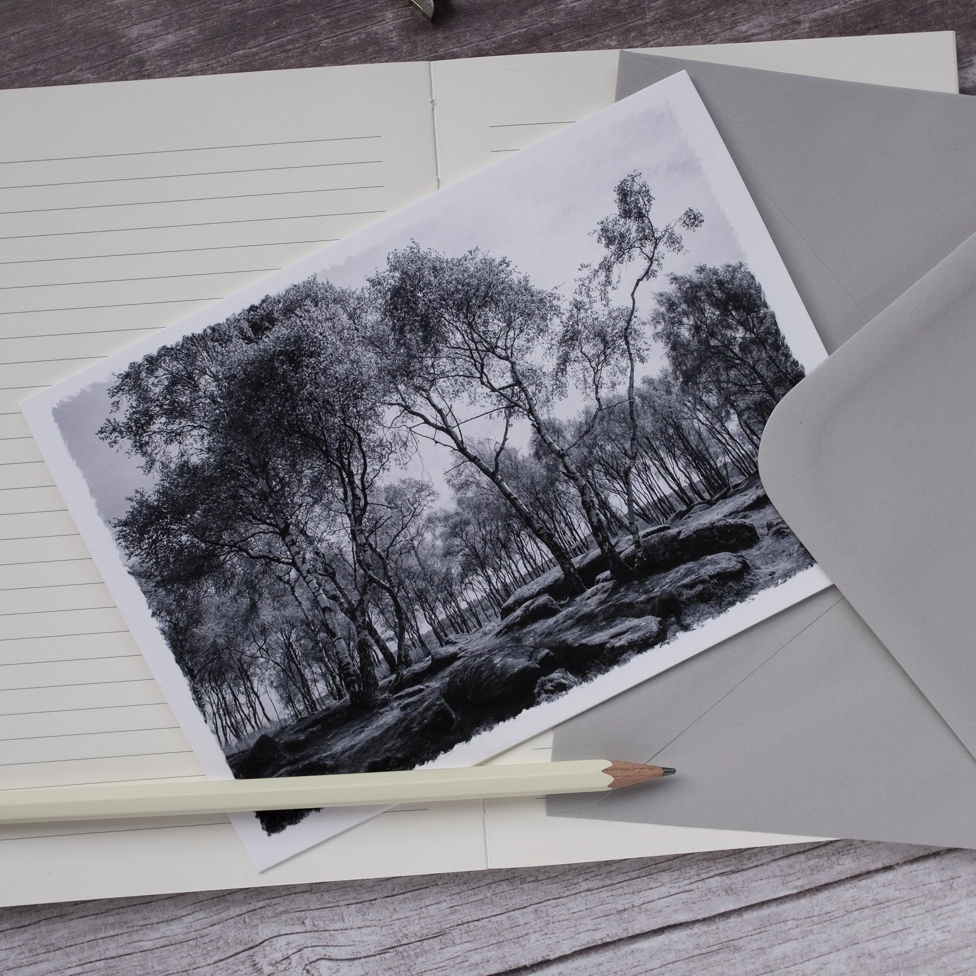 Gardom's Edge Peak District Greeting Card