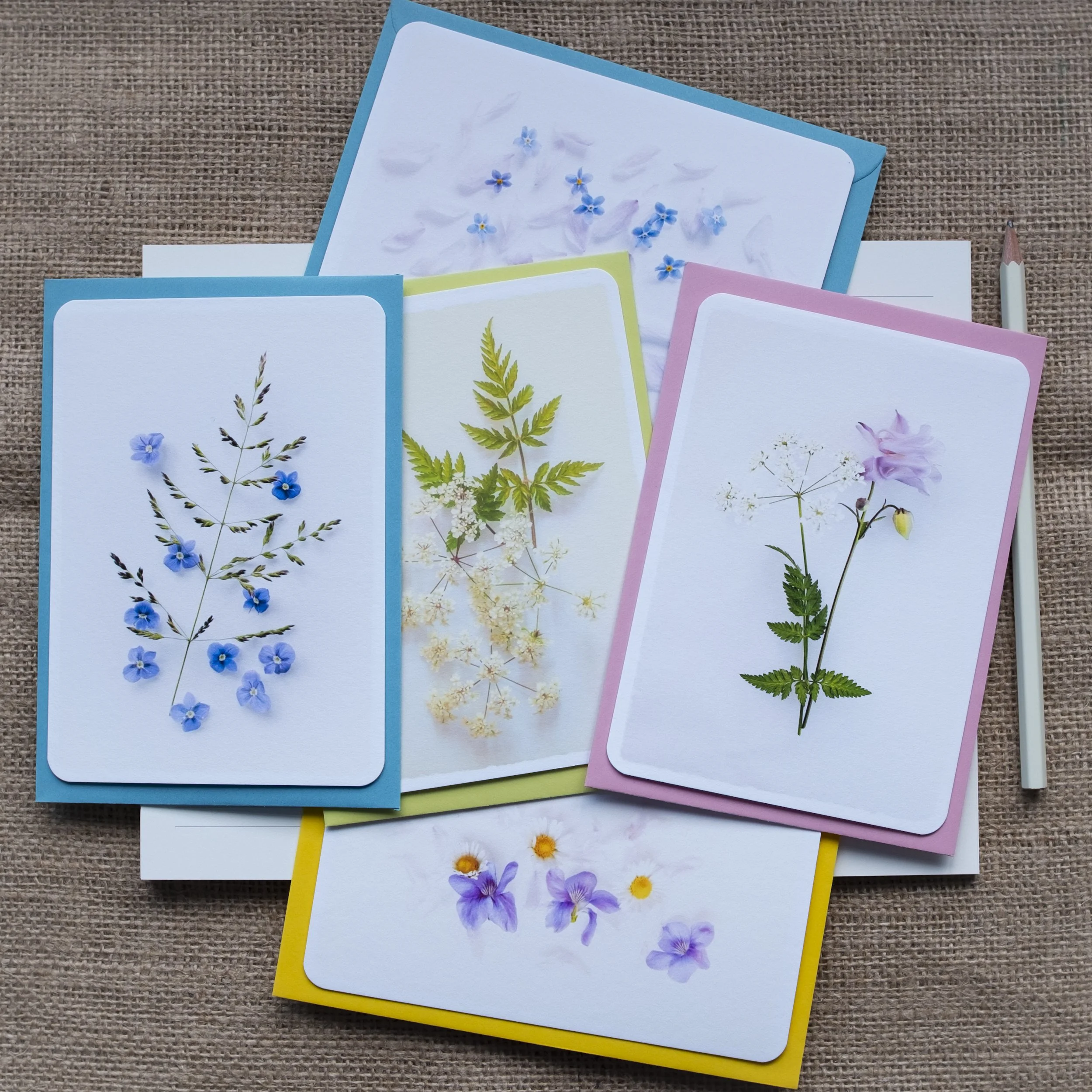 Wildflower notelets gift set UK