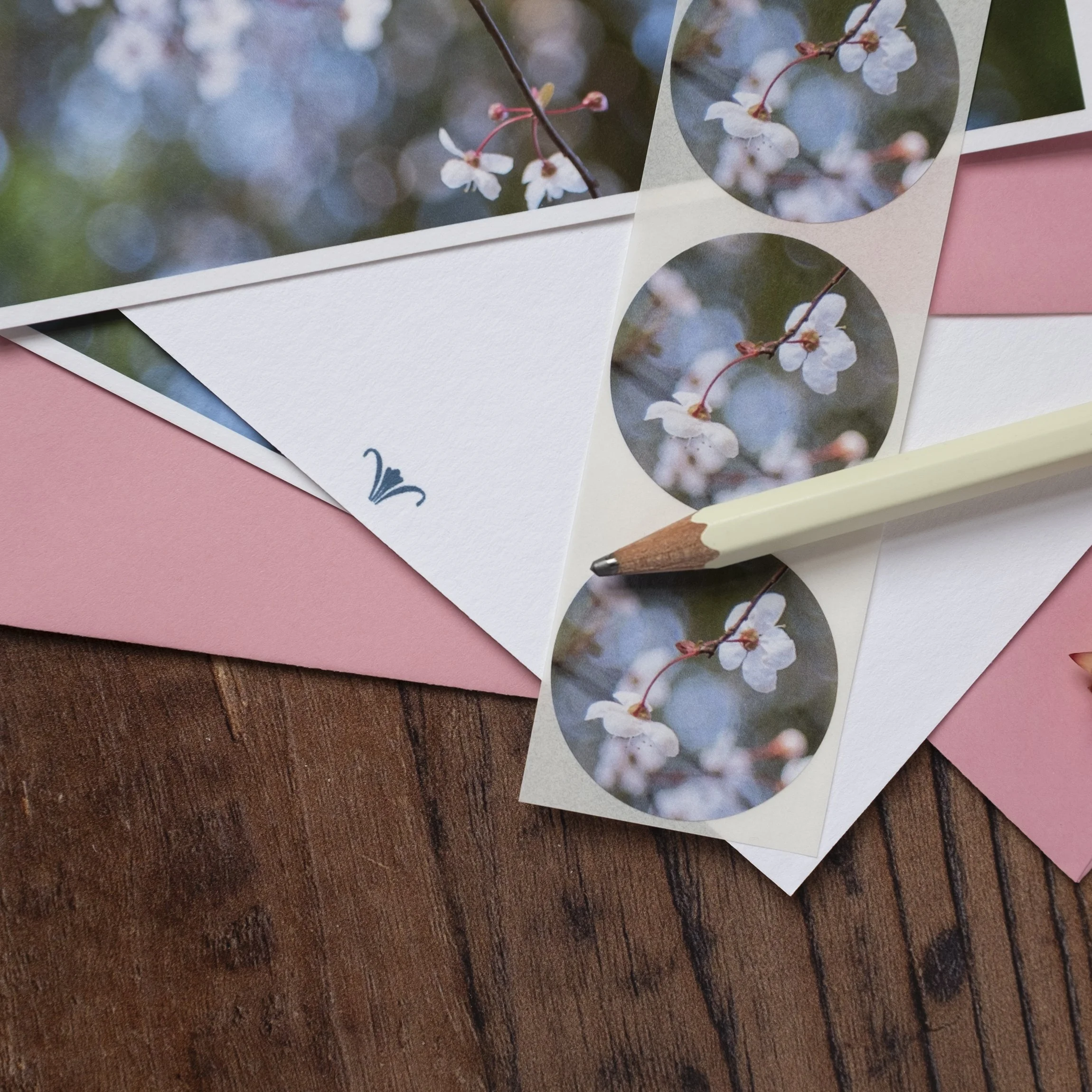 Cherry Plum Blossom Notelets Set3.jpg