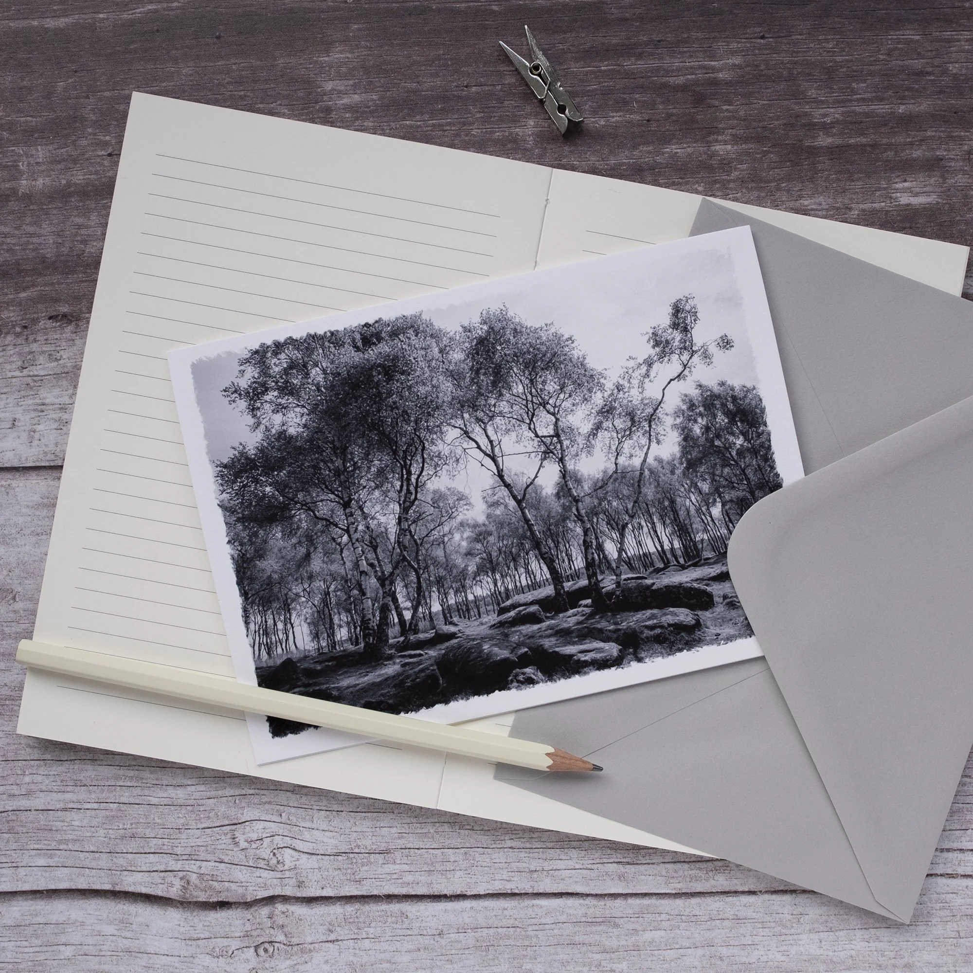 Gardom's Edge Peak District Greeting Card