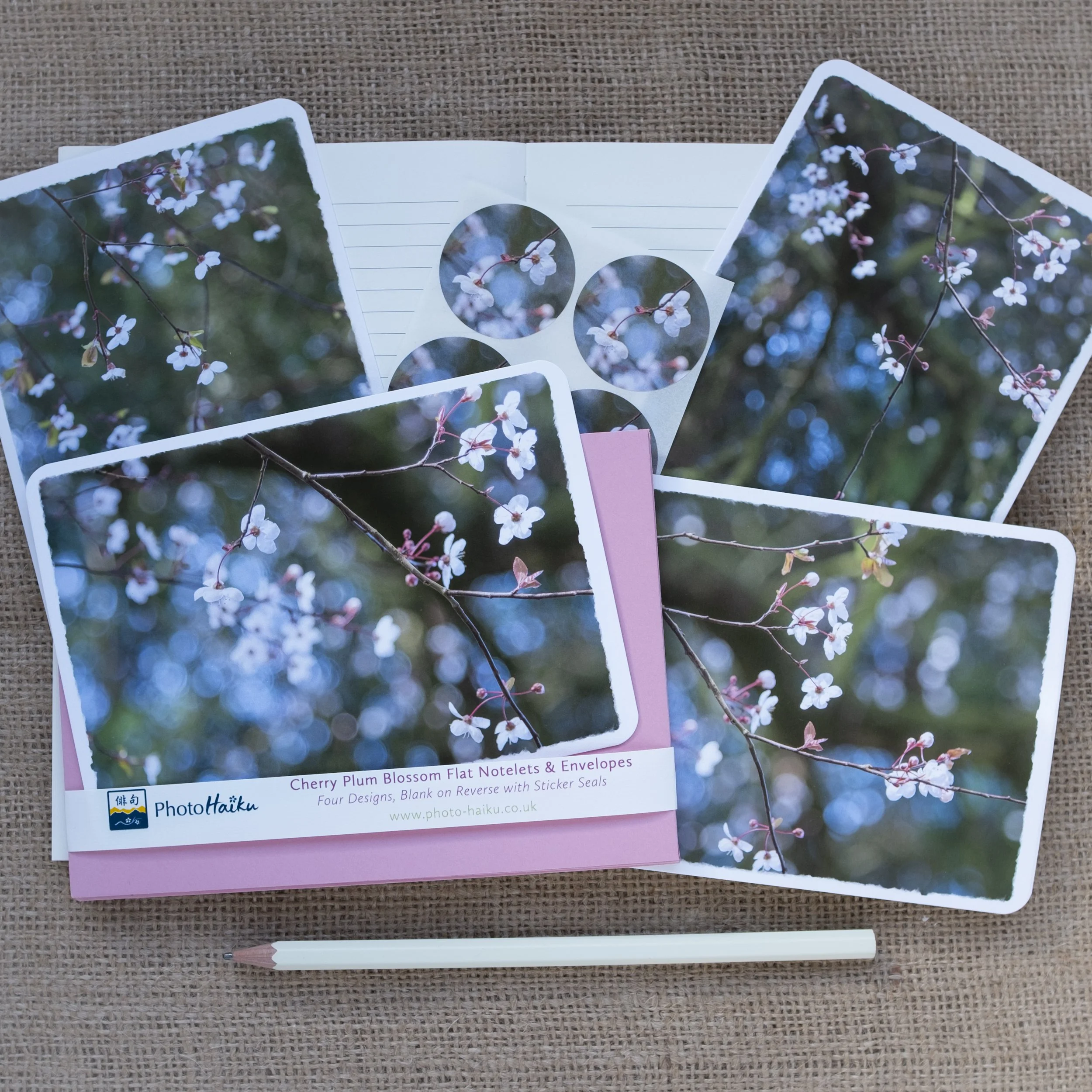 Cherry Blossom Notelets UK