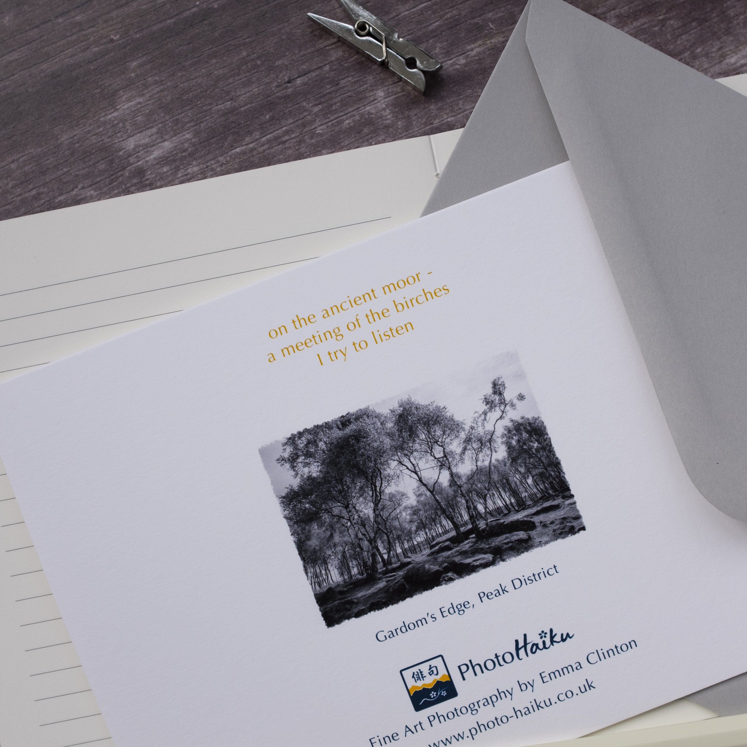 Gardom's Edge Peak District Greeting Card