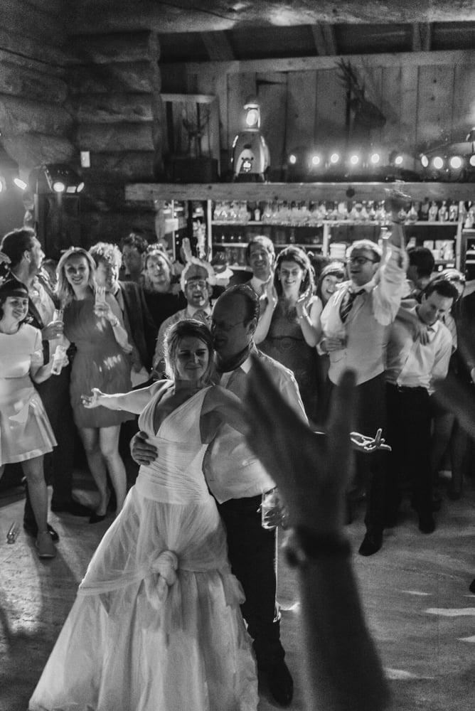 Party time @ Le Cabanne, Wedding Chamonix