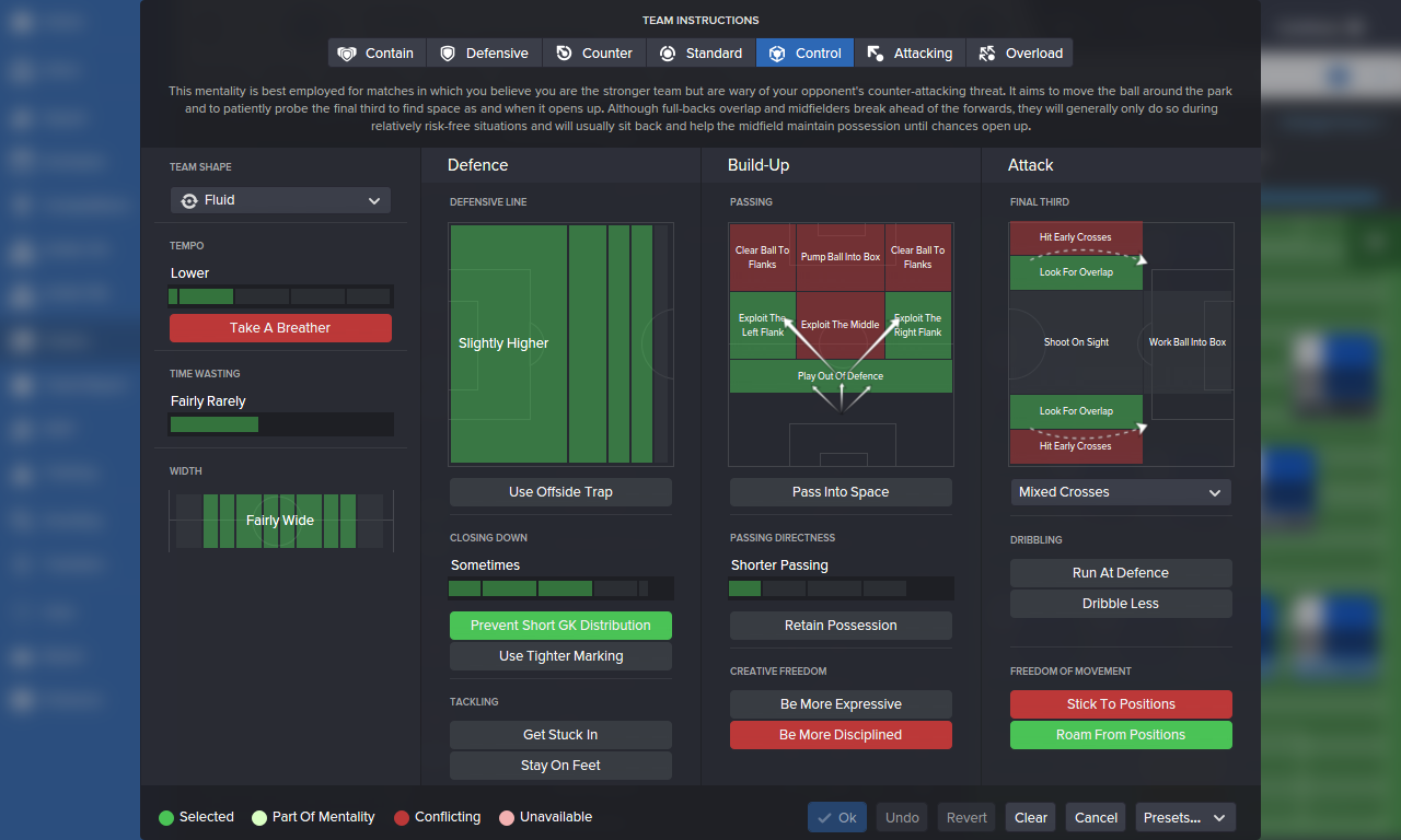 Simplicity: my tactics in the 2019/20 season - using a 4-3-2-1