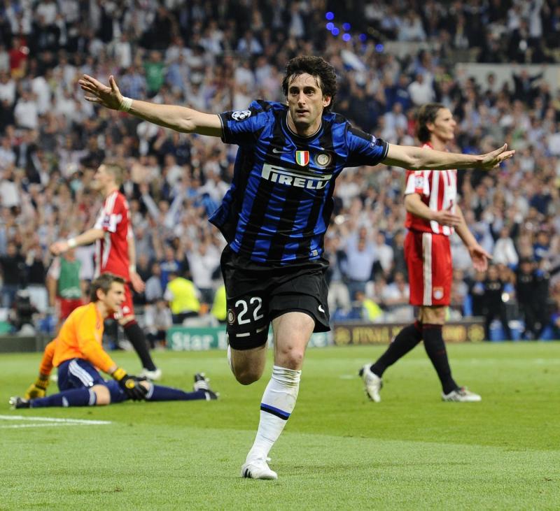 2 of Diego Milito's 30 goals in 2009/10 came when it mattered most, in the 2010 Champions League final.