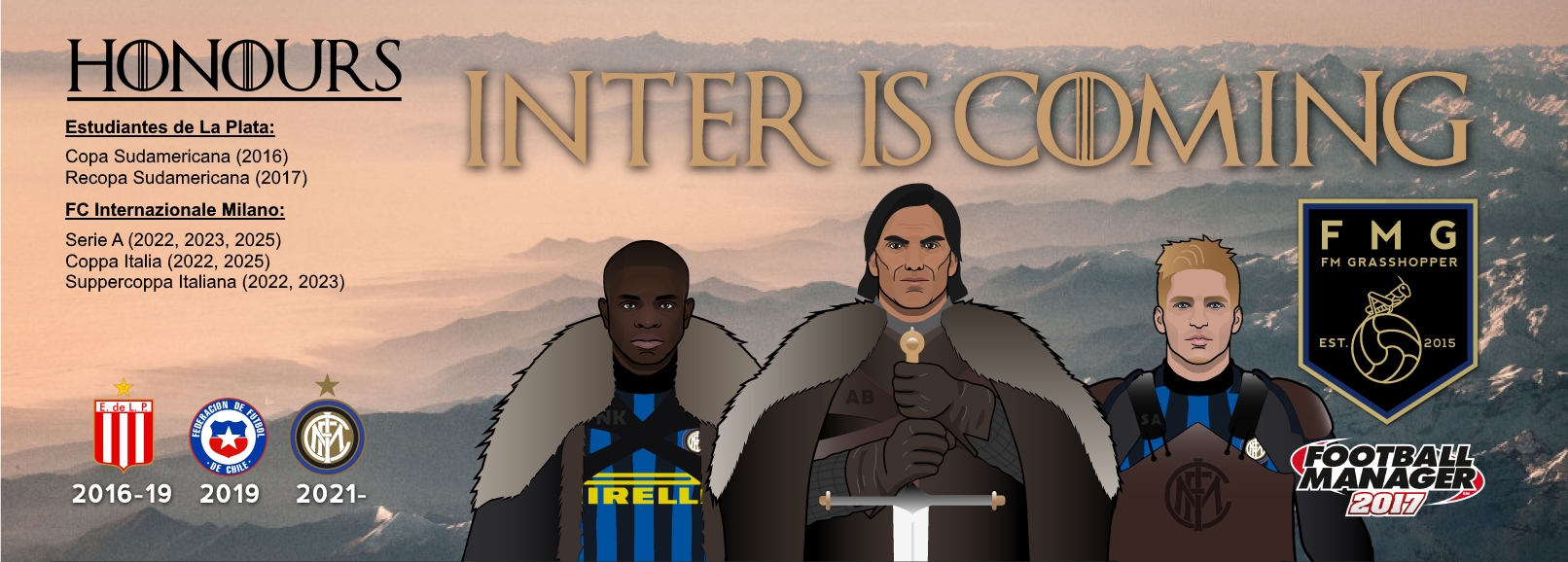 2025 header update to reflect Bastardo's 8th and 9th career league trophies in FM17 :-)