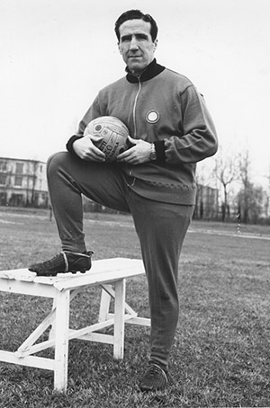 Helenio Herrera at Inter.