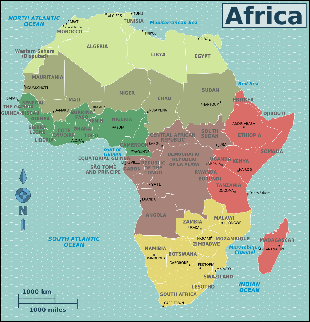 Africa in the Bastardo-Mendoza FM Universe.