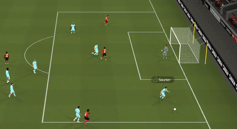 RC Lens 3-0 FC Lorient facepalm .