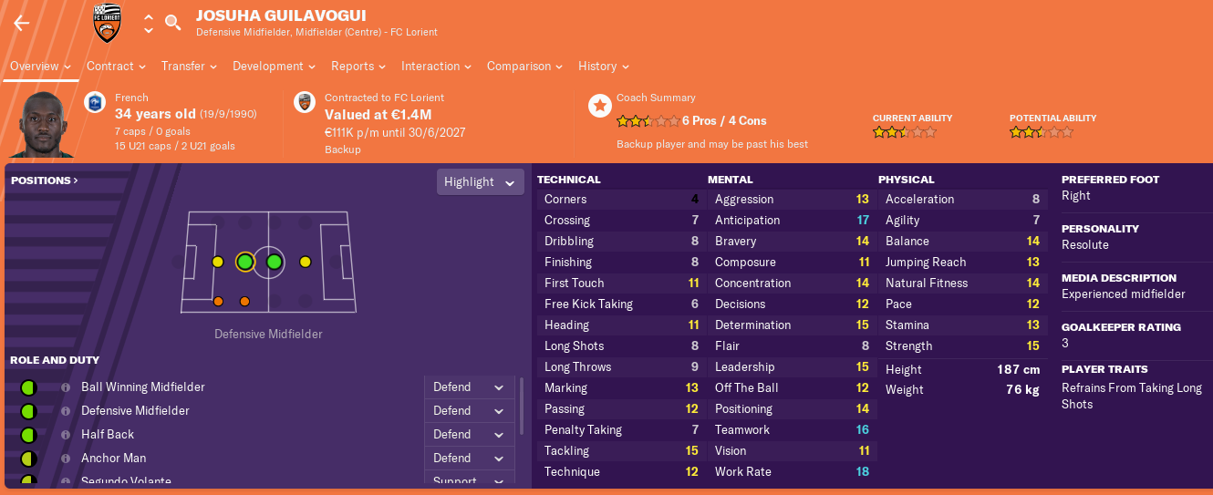 Josuha Guilavogui, FM12’s Wonderboy back in La France.