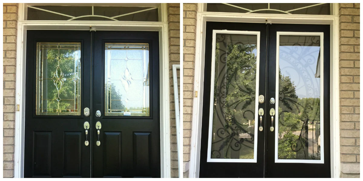 Distinctive Glass Inserts Installation, Barrie, On