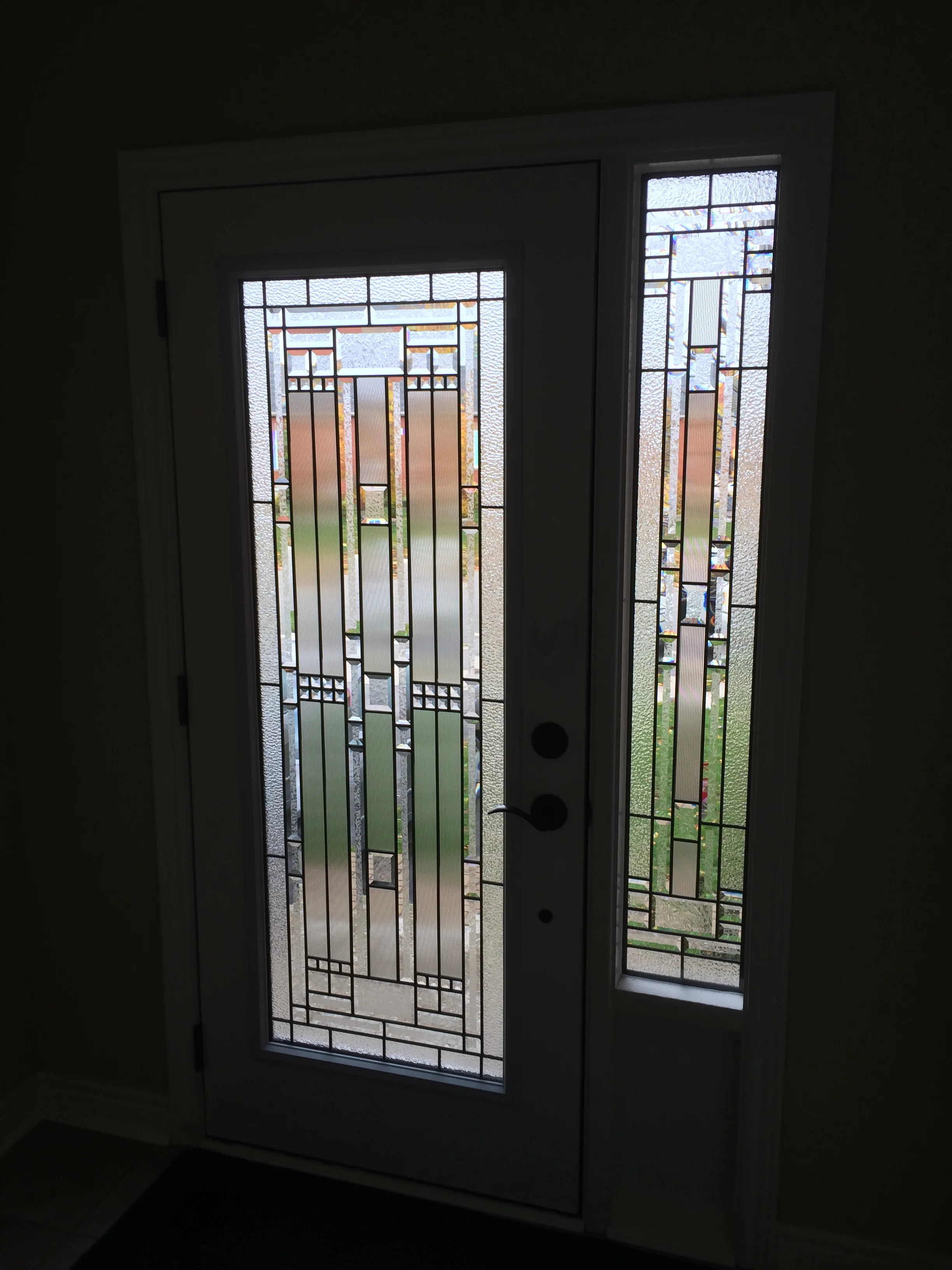 Decorative Glass Door Inserts (Photo Gallery) — Distinctive Glass