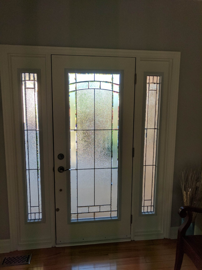 Decorative Glass Door Inserts (Photo Gallery) — Distinctive Glass Inserts Wrought Iron