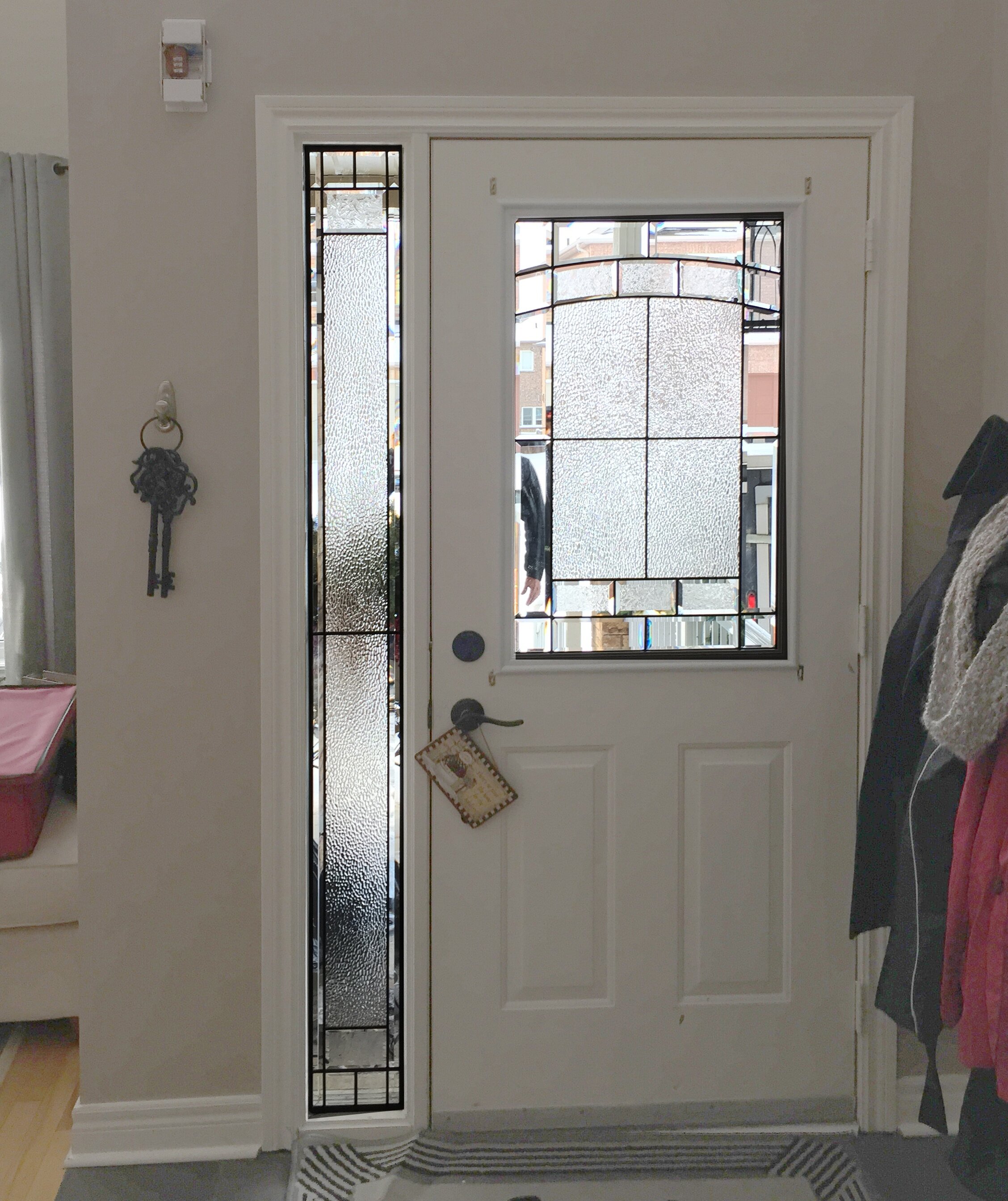 Fortov Ristede rør Decorative Glass Door Inserts (Photo Gallery) — Distinctive Glass Inserts:  Wrought Iron & Decorative Glass Door Inserts - Newmarket, Aurora, Bradford,  York Region