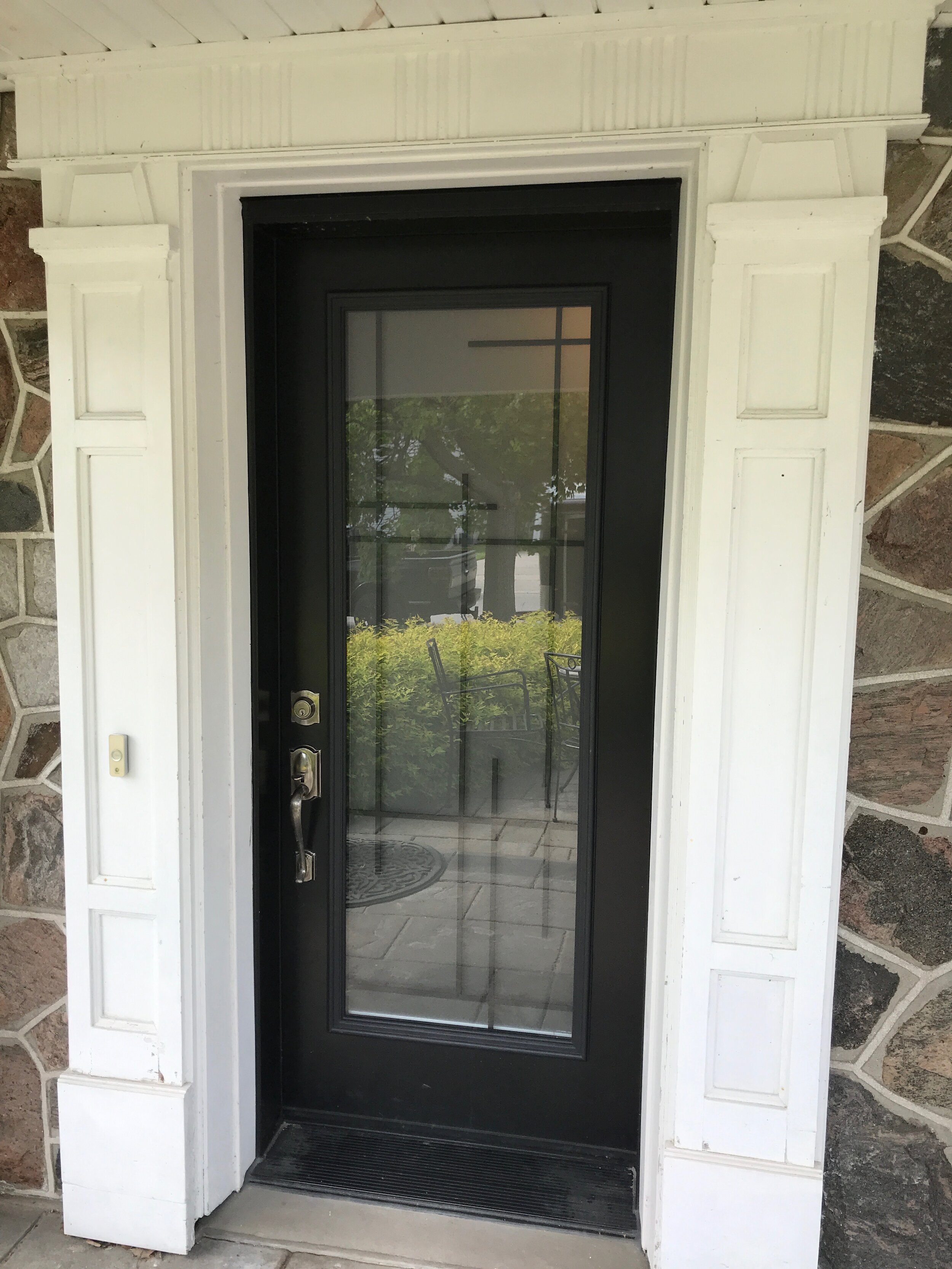 Pasadena-wrought-Iron-Glass-Door-Inserts-Barrie-Ontario