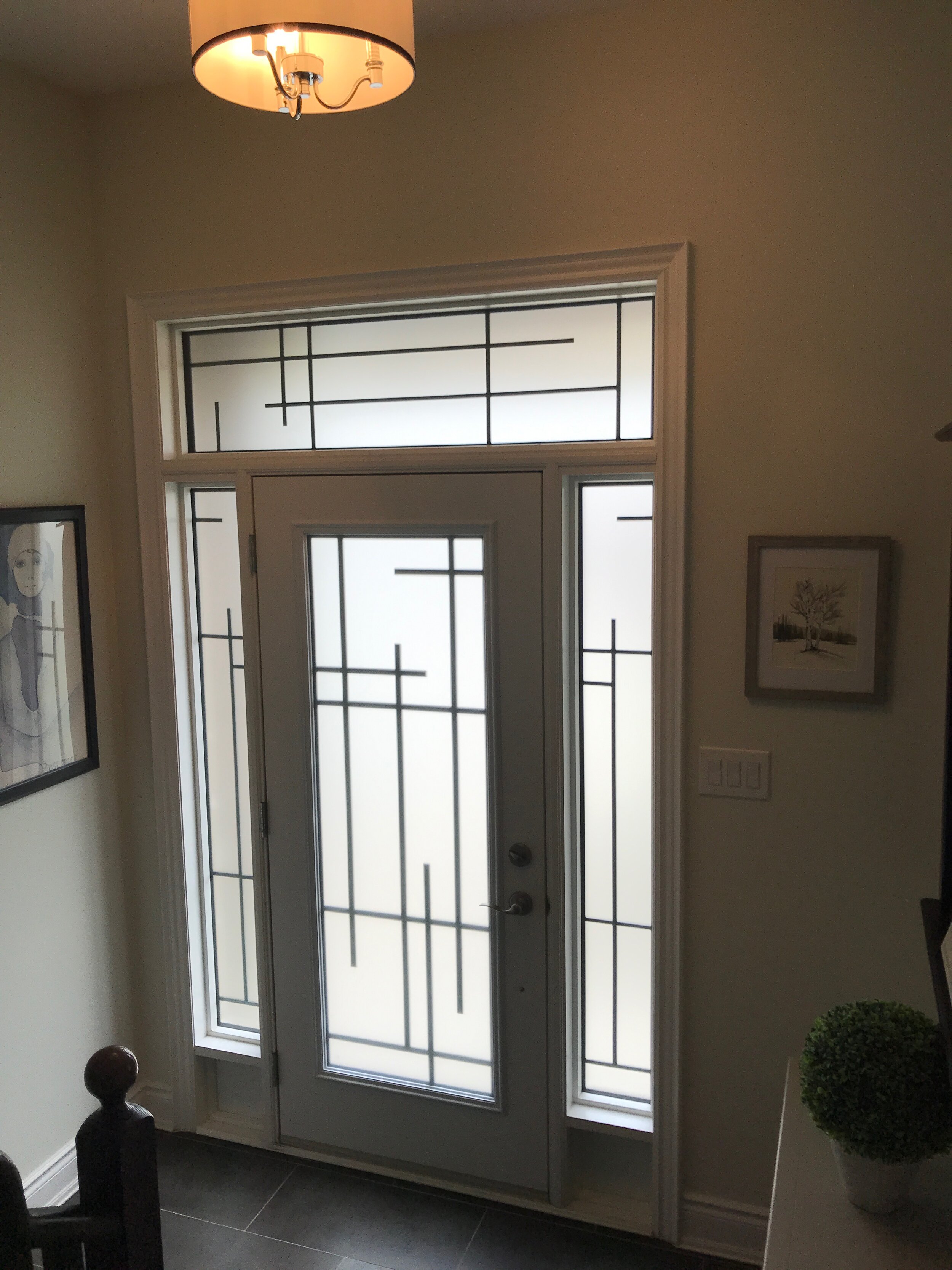 Pasadena-Wrought-iron-Glass-Door-Inserts-Aurora-Ontario