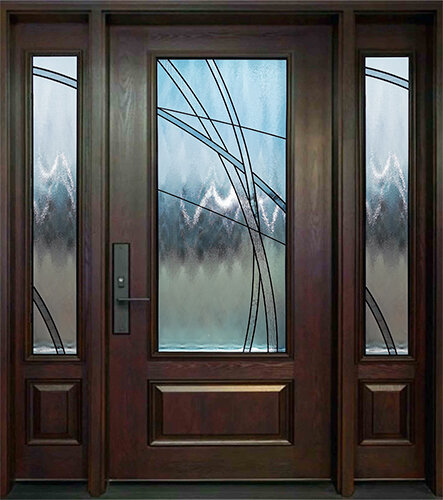 NWT Front door w/glass & brass oval center 78.5” X 36” MSRP $1500 sale  $977 | eBay
