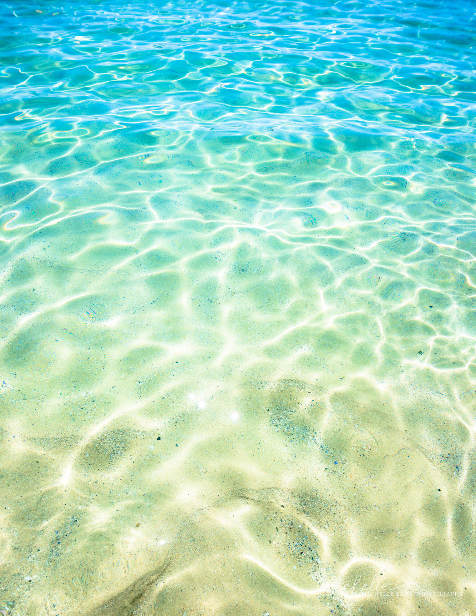 Crystal clear waters of Mollymook beach, NSW