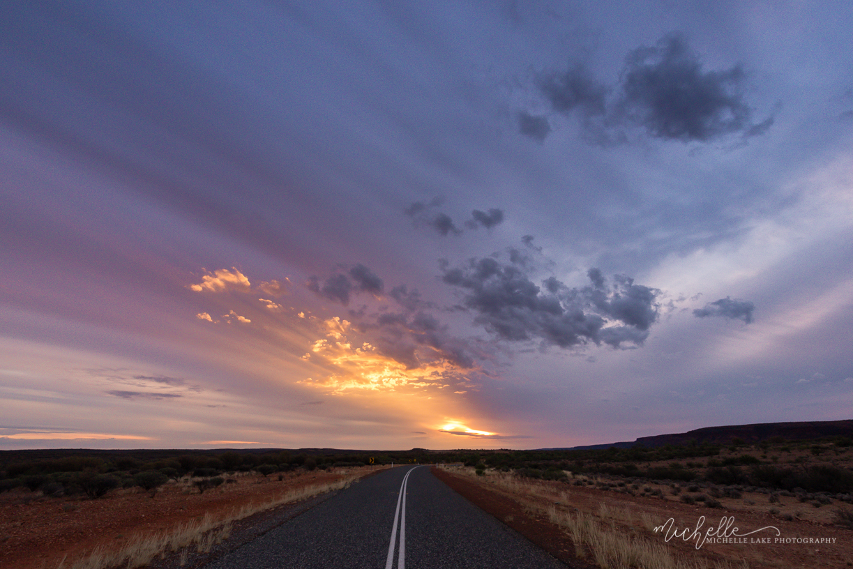 Driving towards an off the beaten track campsite