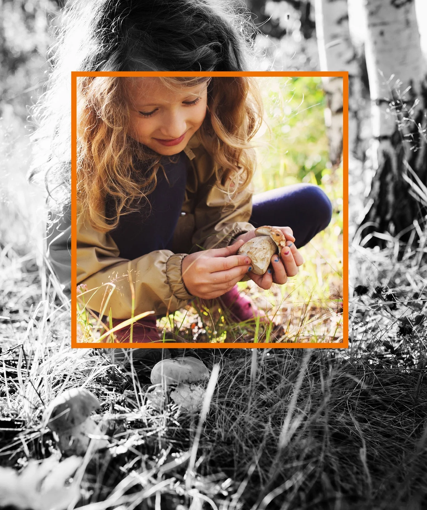 Meisje in natuur met kader.jpg