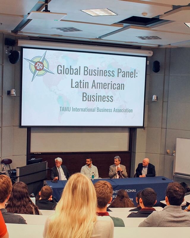 This semester, our Global Business Panel focused on Latin America! The four panelists provided great insight into cultural differences between Latin American countries and shared their experiences of conducting business in the region. 🌎