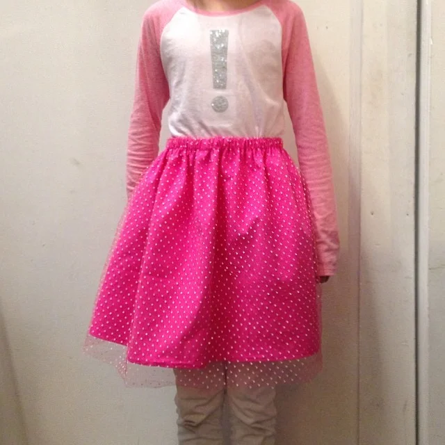 Pink princess skirt