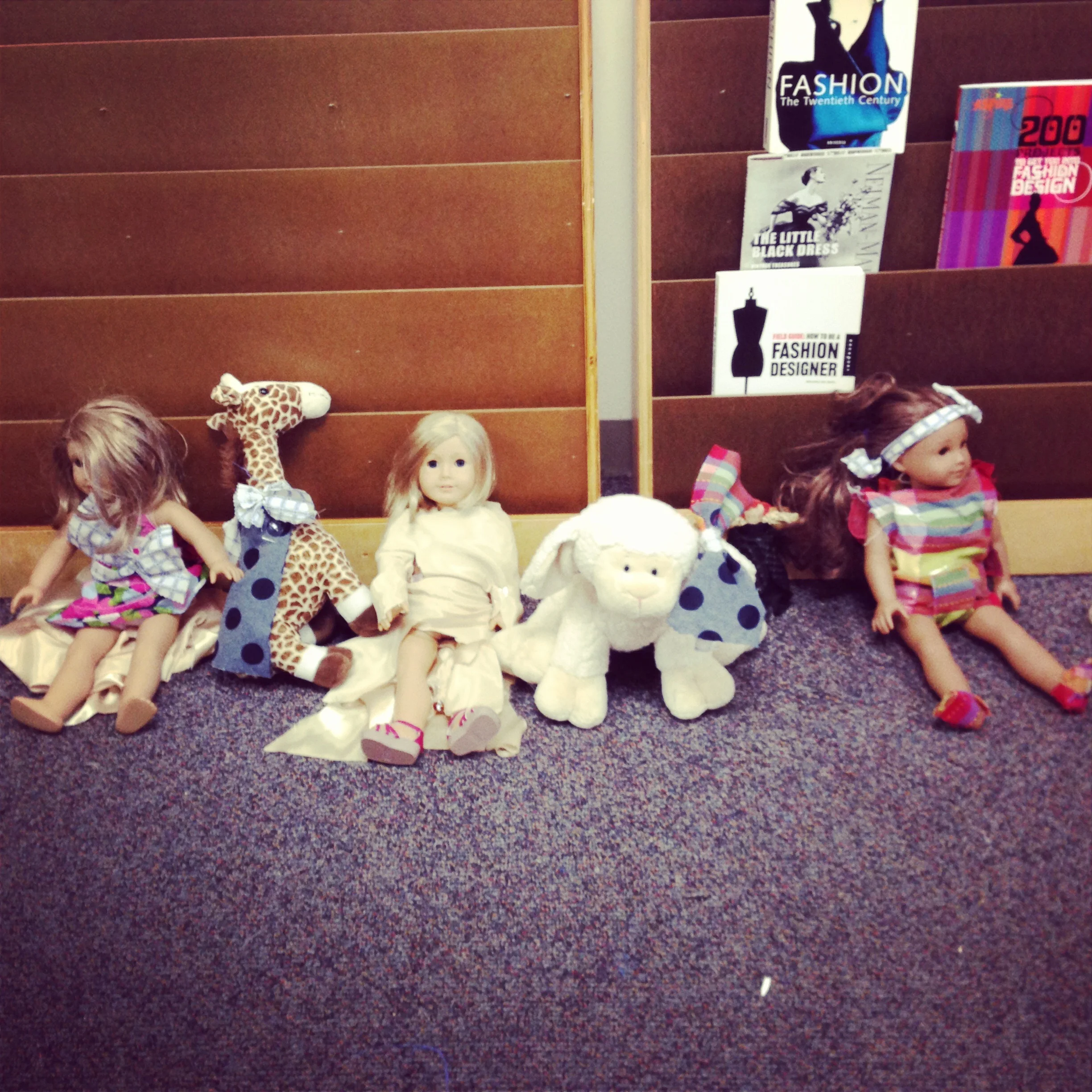 Line-up of projects at Dolls and Dresses camp