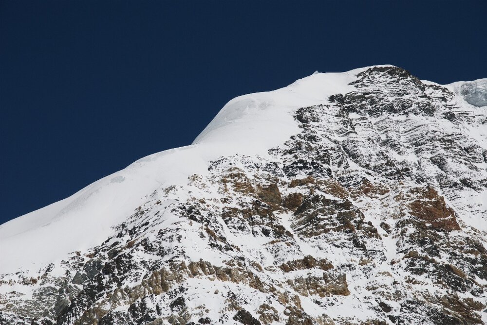 Chulu Far East Ridge to  summit