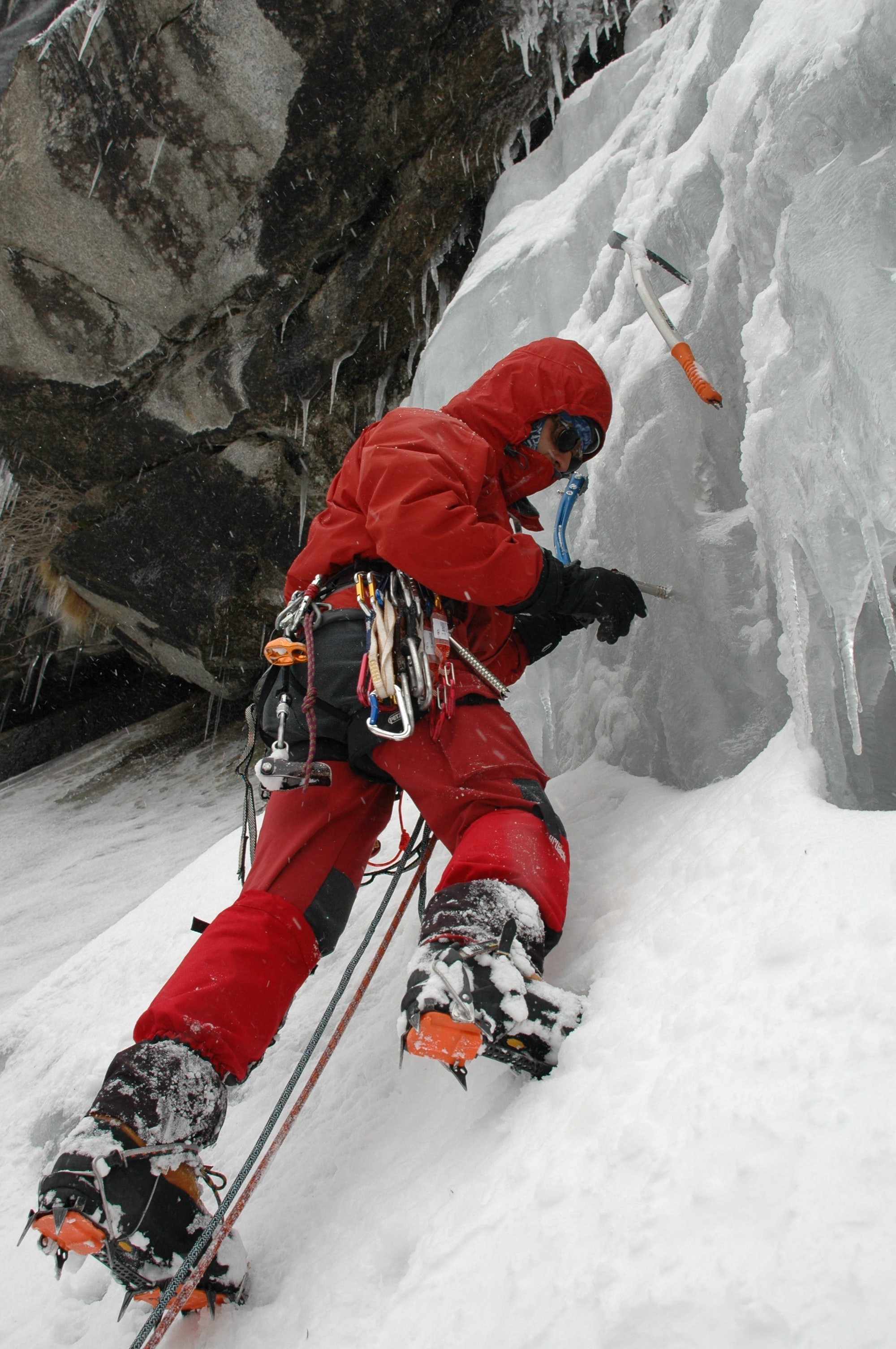 Ice climbing