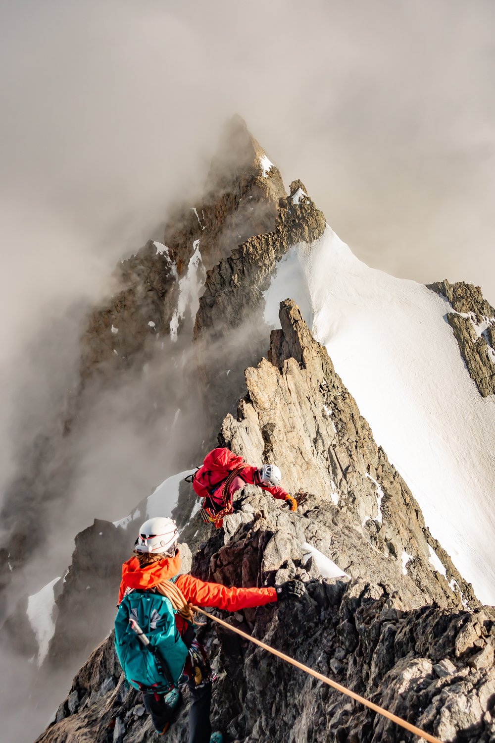 Alpine climbing