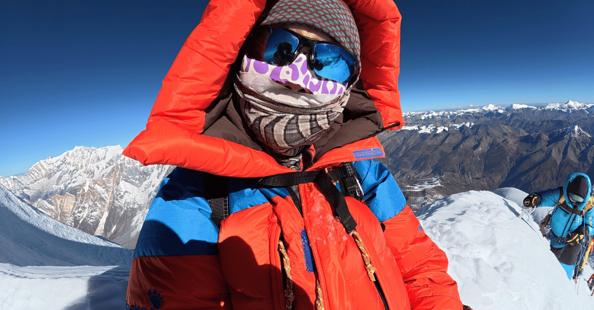 Yi Schuler climbing annpurna iv