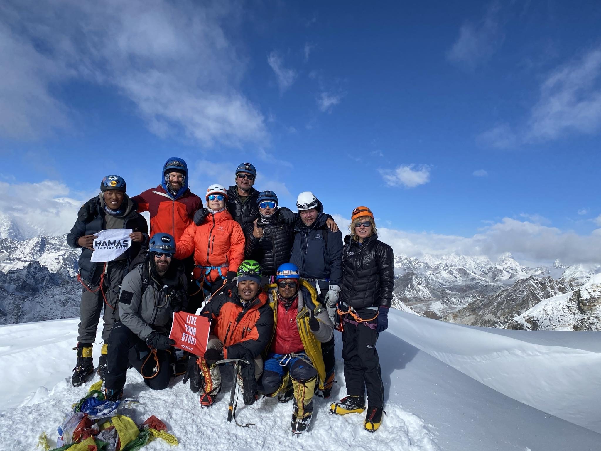 climbers taking photo