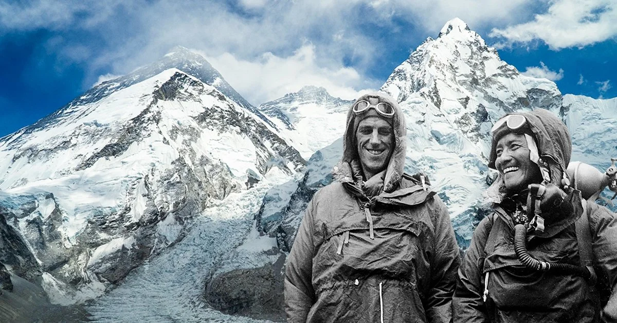 Everest First Conquerors: Edmund Hillary and Tenzing Norgay Sherpa