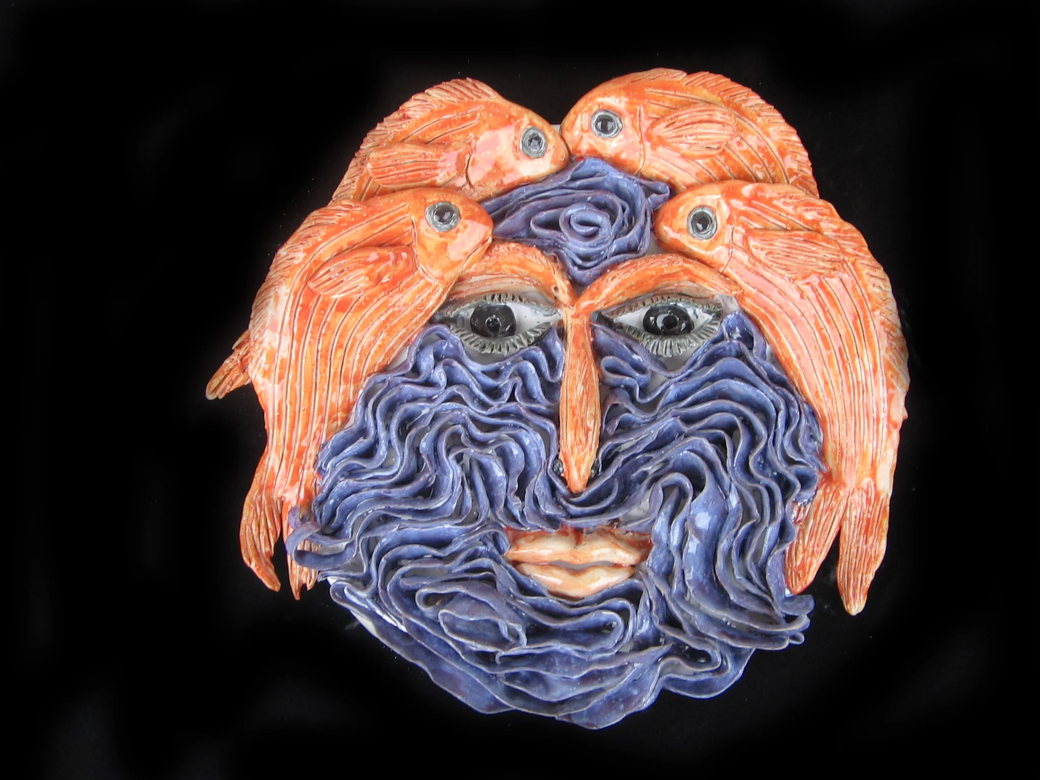 Fish Man with Seaweed