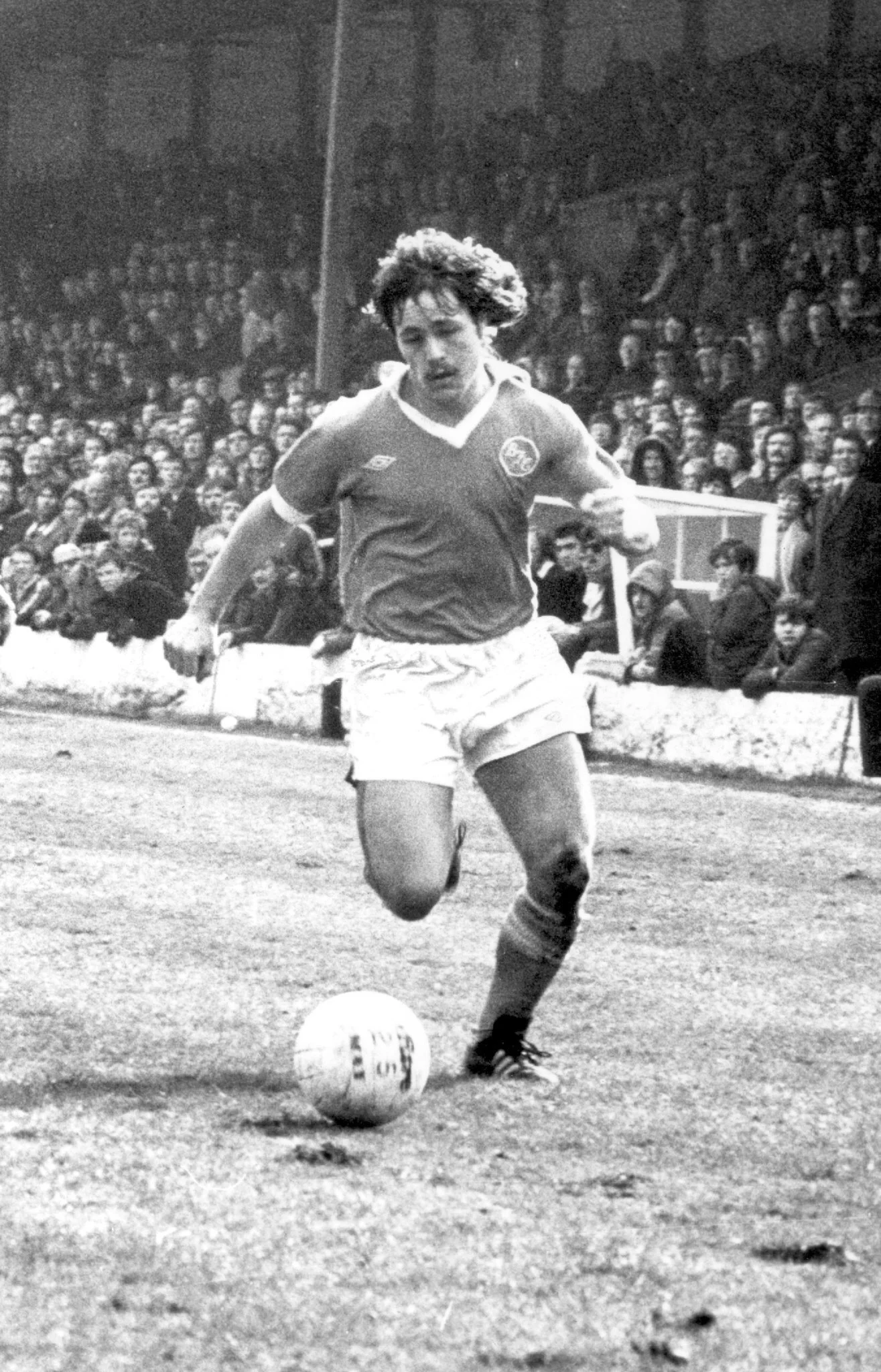 Wayne Harrison playing professionally for Blackpool F.C.